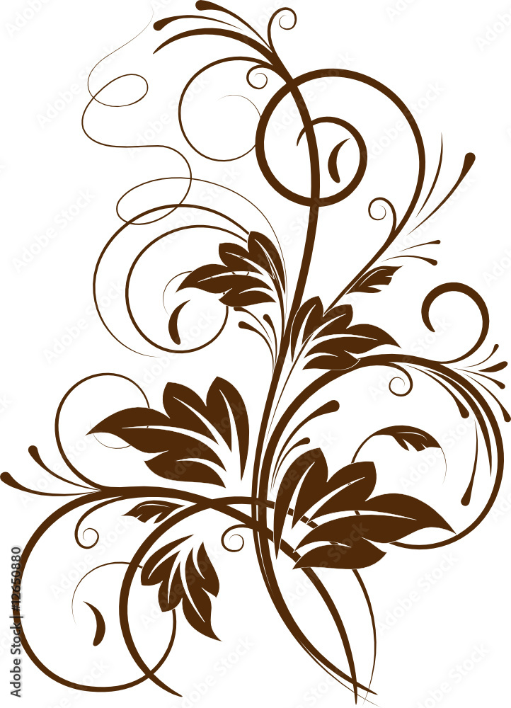 Floral design element Floral design element