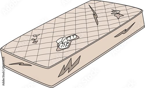 Torn mattress
