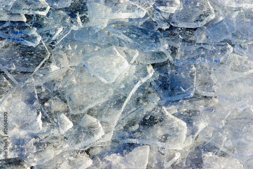 Broken ice texture