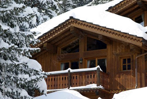 Luxurious chalet detail