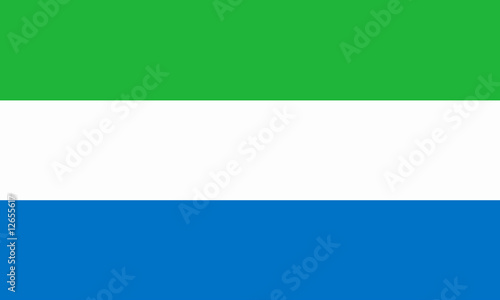 sierra leone fahne flag