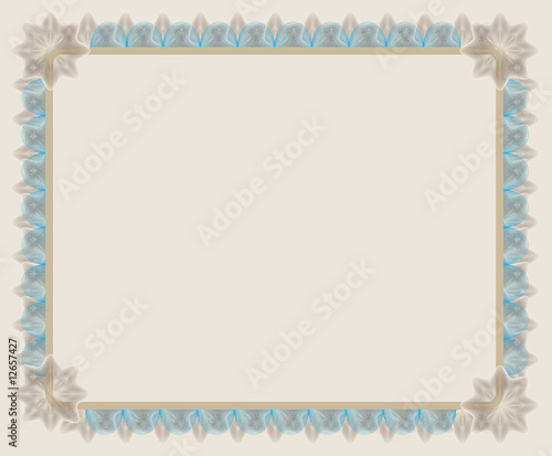 vector secure blank guilloche certificate fully customized