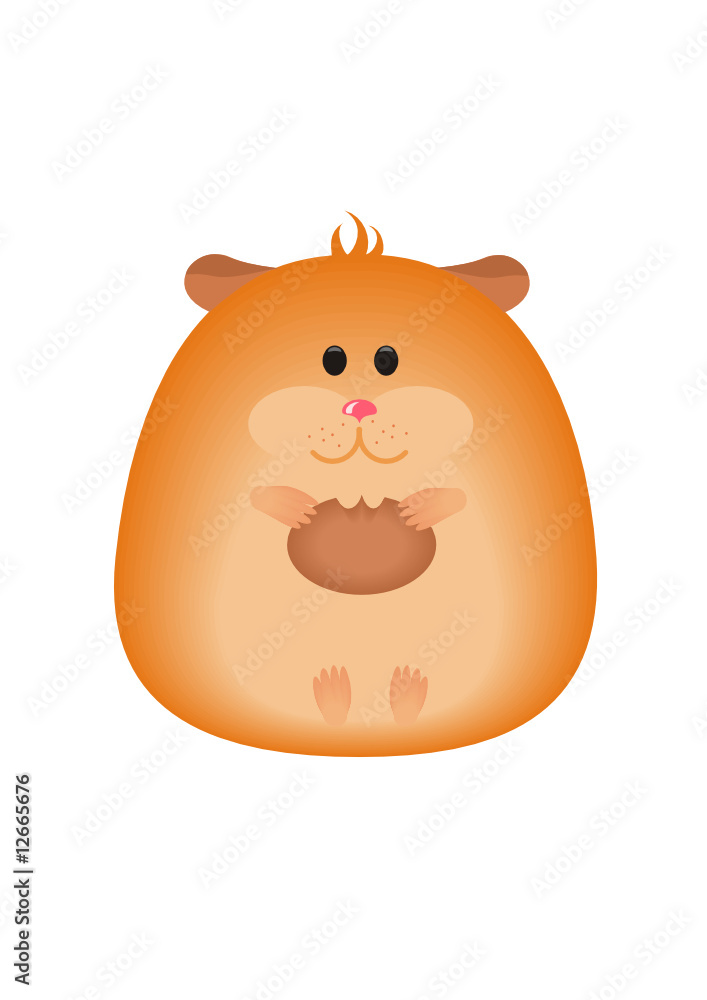 Hamster with a snack Hamster with a snack