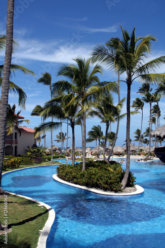 Blue Tropical Resort Pool