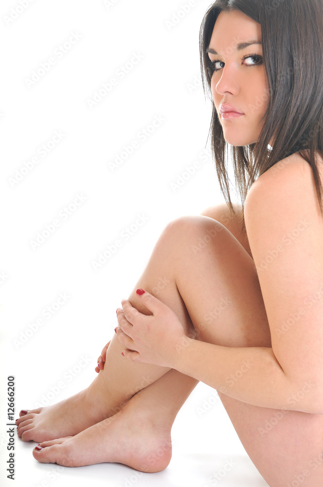 Obraz premium woman isolated one portrait