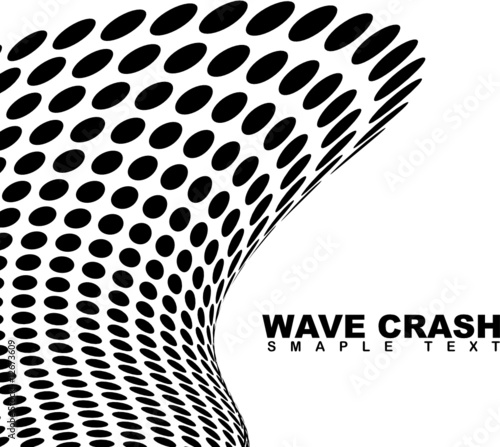 tall wave crash