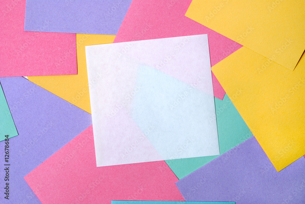 Background from colored blank notes Background from colored blank notes