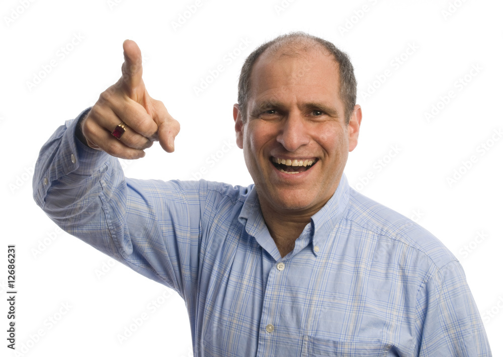 man with finger pointing at viewer positive happy successful man with finger pointing at viewer positive happy successful