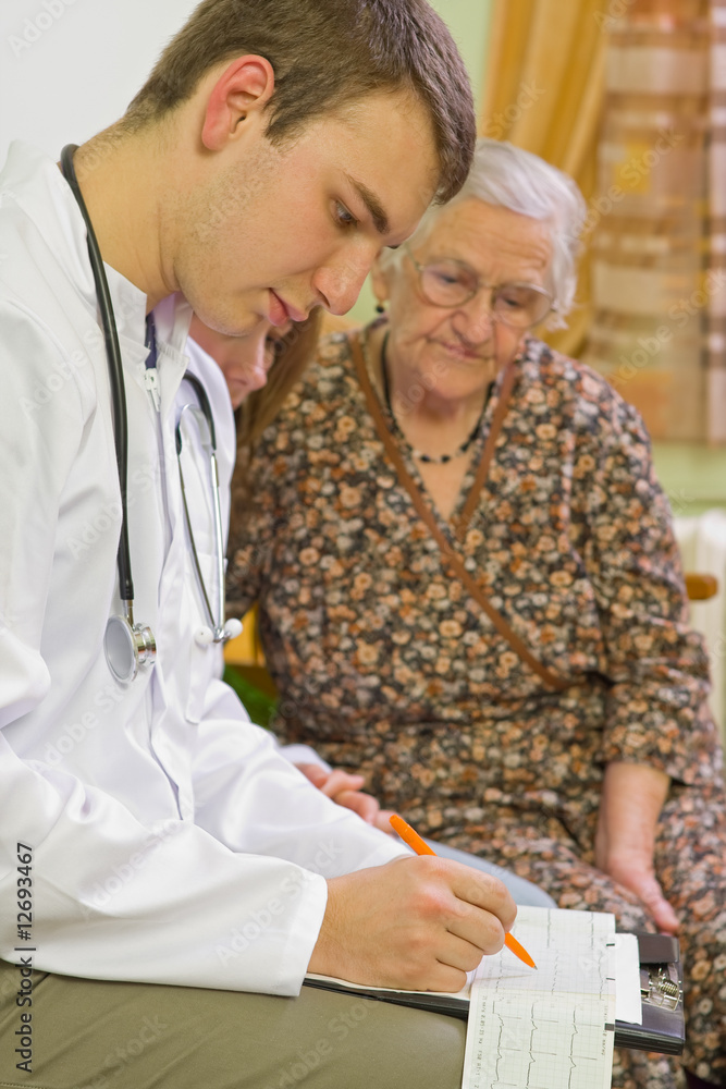 Obraz premium Electro-cardio-gramm