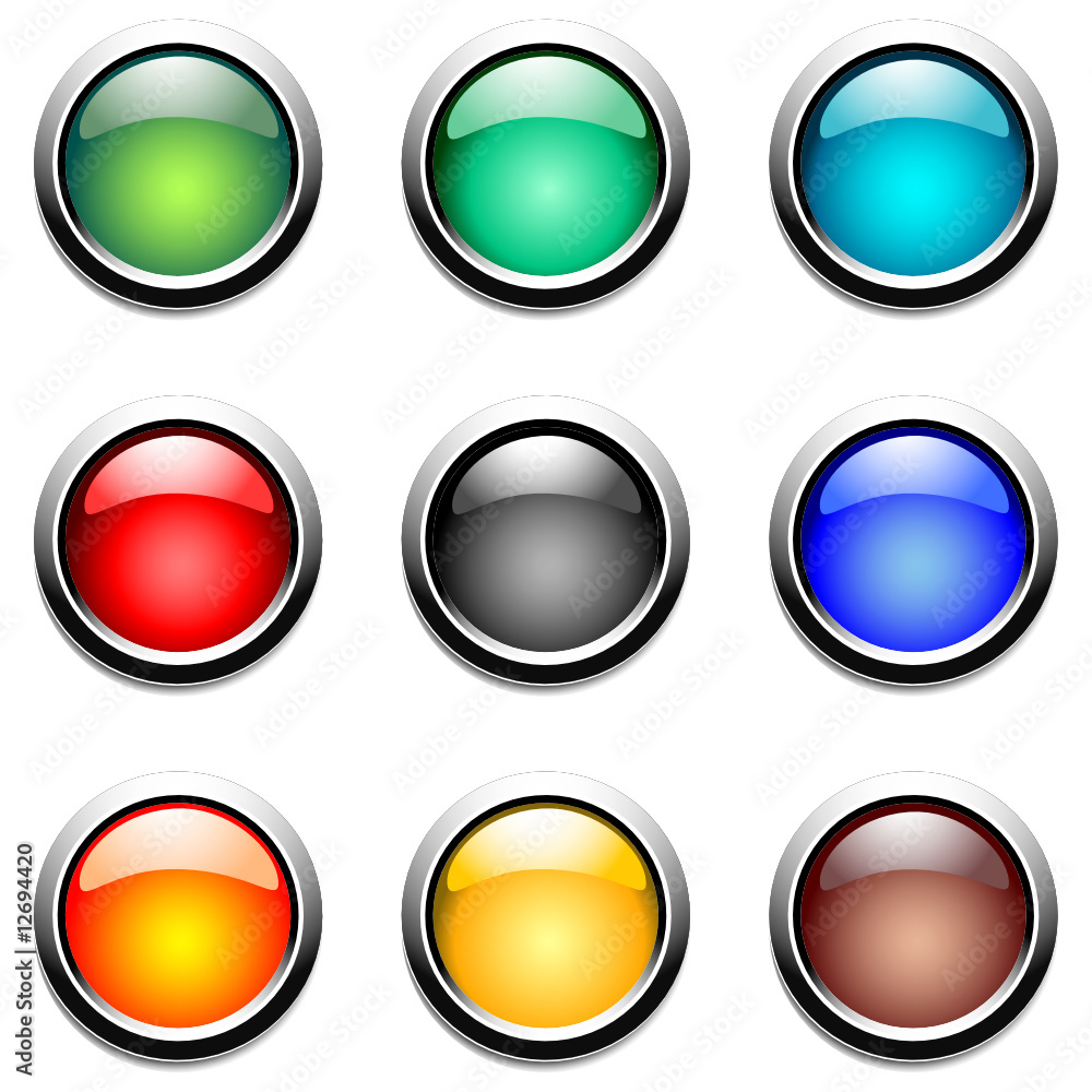 Buttons set. Vector. Buttons set. Vector.