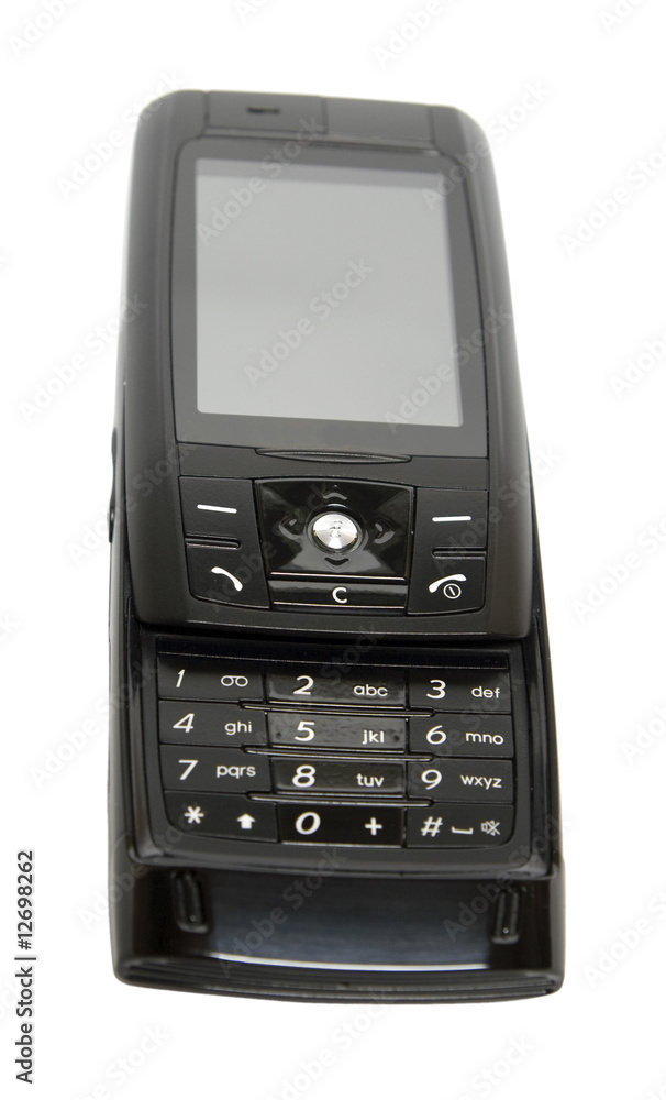 Bmalck mobile phone isolated on white Bmalck mobile phone isolated on white