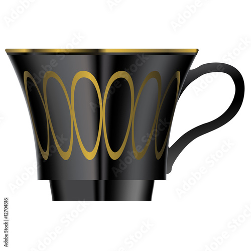 Vector of elegant tea or coffee cup