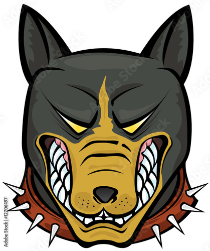 Pit Bull Terrier vector illustration