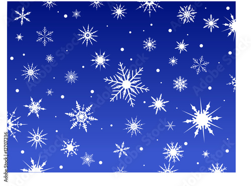 Christmas Snowy Background