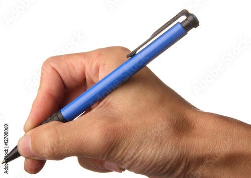 pen in hand