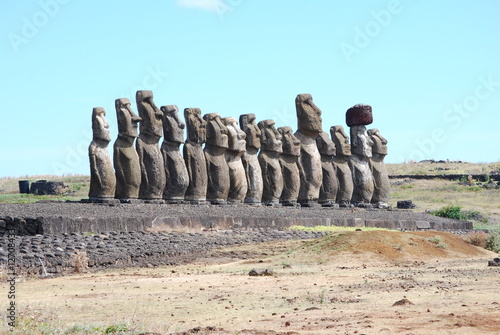 Collection of Tongariki Moai