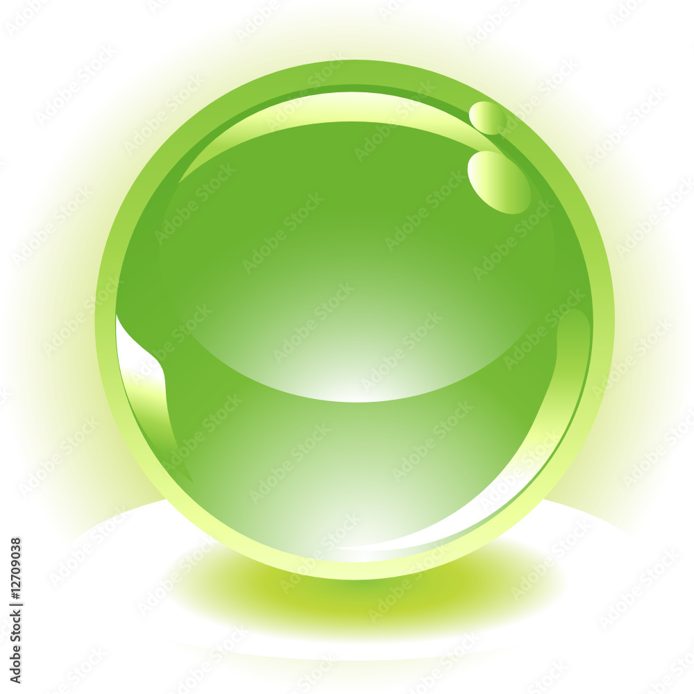 green environmental sphere vector icon green environmental sphere vector icon