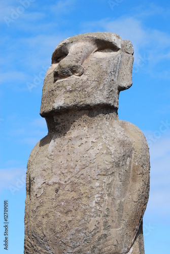 Lone Moai Easter Island