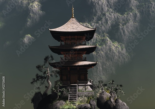 Zen buddhist temple