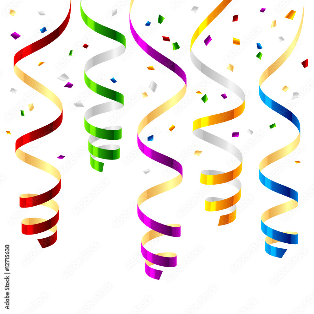 Party streamers Stock Vector by ©happyroman 11495341