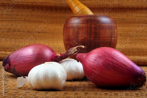 Garlic and onioin