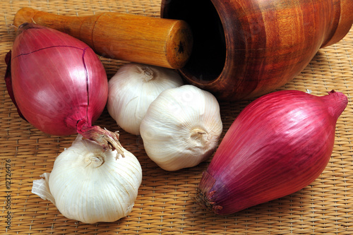Garlic and onion