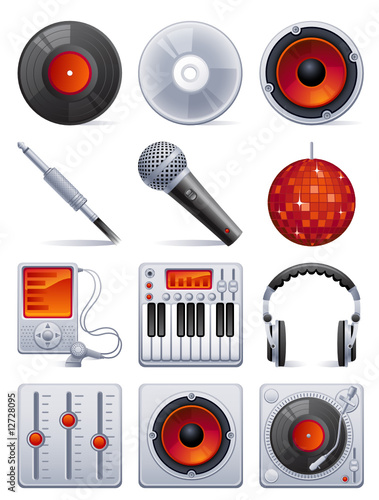 Sound icon set