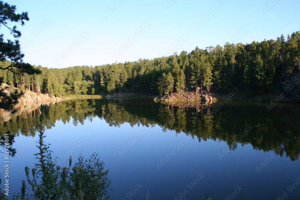 Obraz premium Berglandschaft mit See