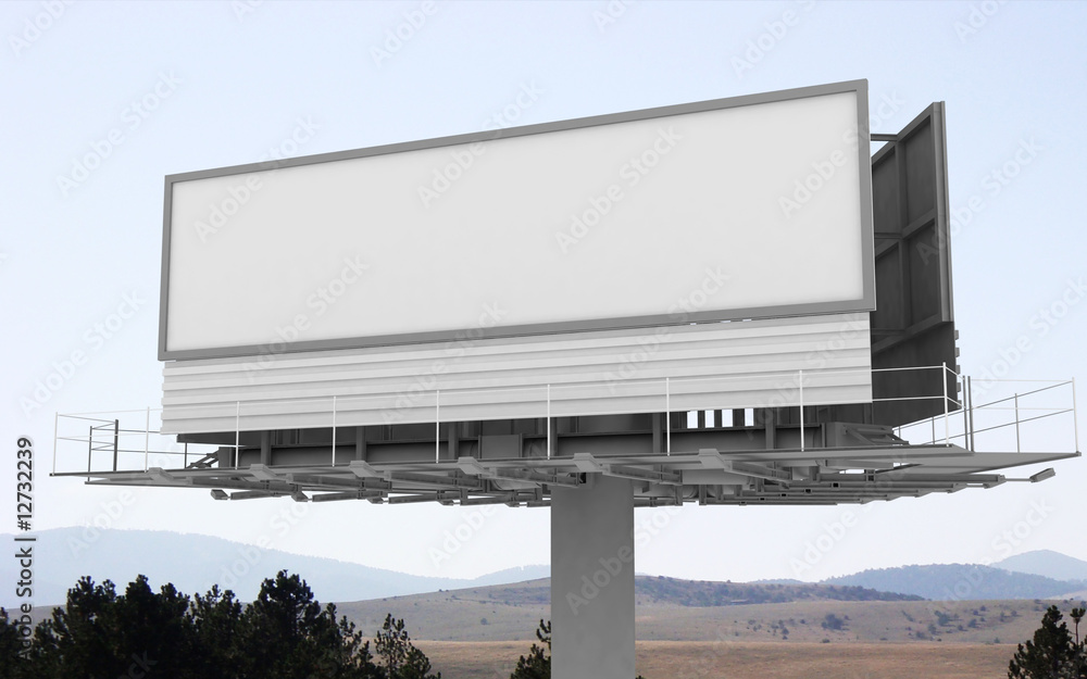 Obraz premium Big empty billboard