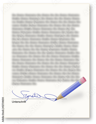 Unterschrift