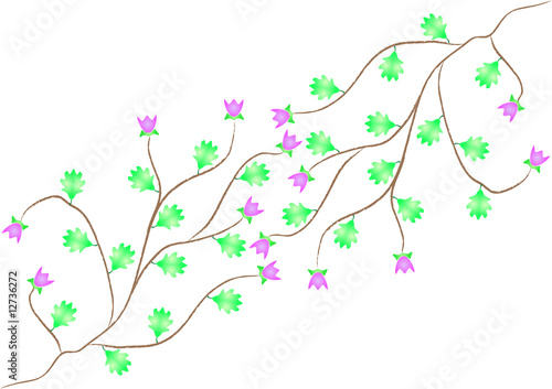 Flowerses on branch