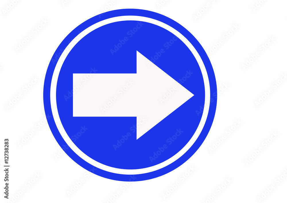 blue direction arrow blue direction arrow