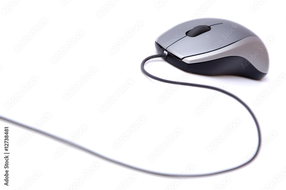 grey computer mouse grey computer mouse