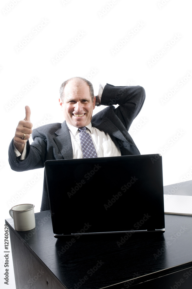 senior executive at desk successful senior executive at desk successful