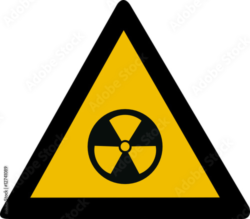 Warning sign - radioactive