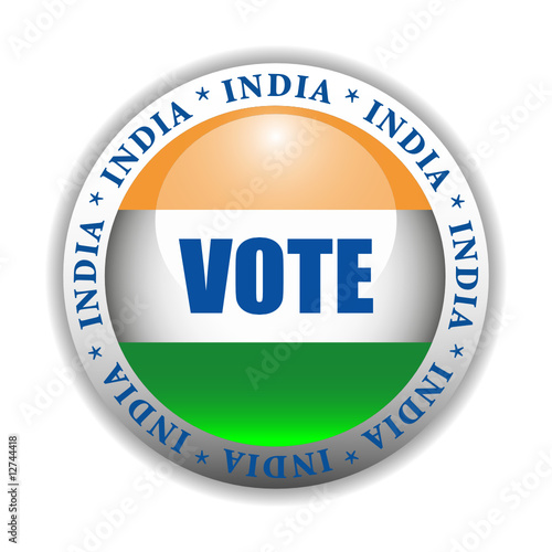India Vote Button