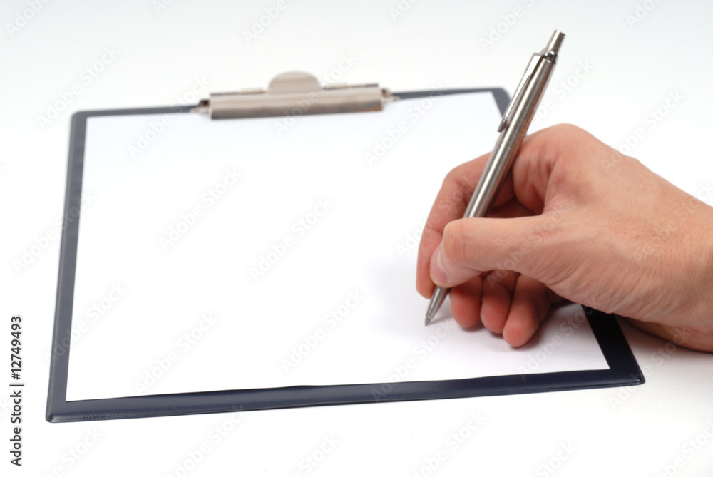 deska z klipsem, clipboard
