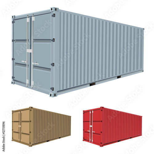 freight container vector