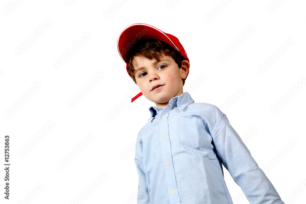 red hat and child red hat and child