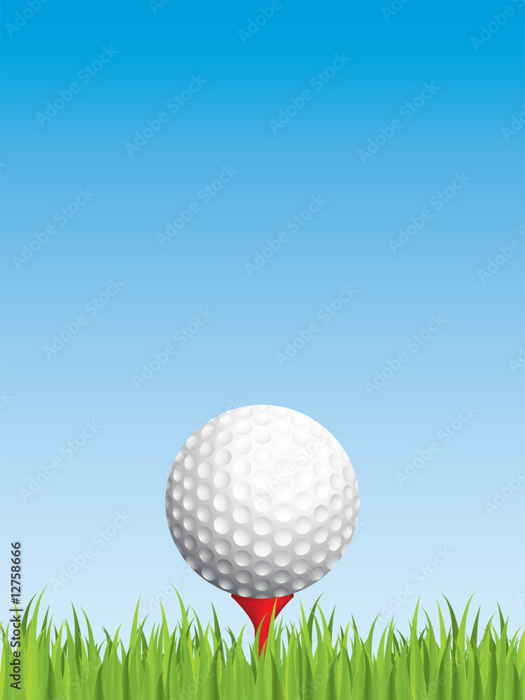 Golfing background (vector in my portfolio) Golfing background (vector in my portfolio)