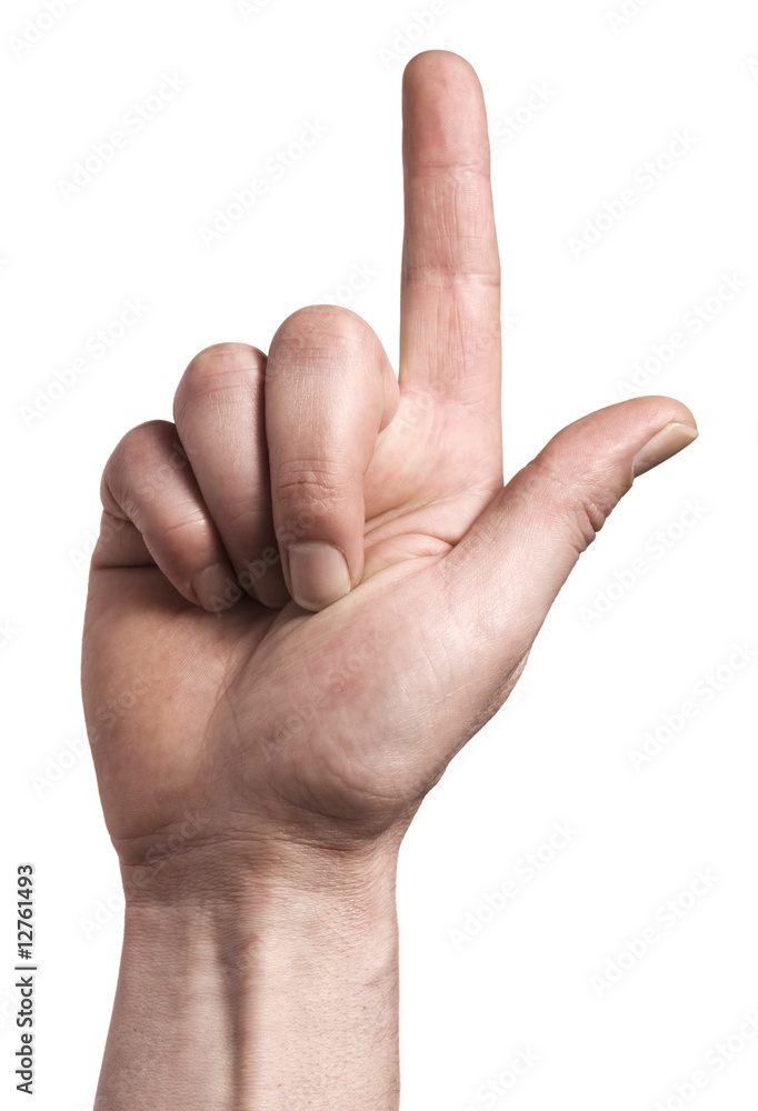 hand pointing upwards or counting two hand pointing upwards or counting two