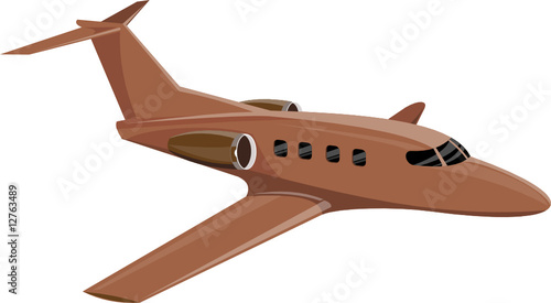Corporate jet plane