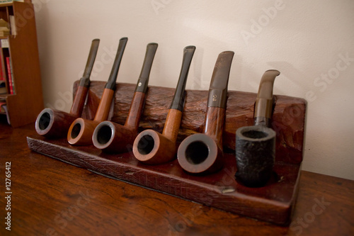 Smoking Wooden Pipes
