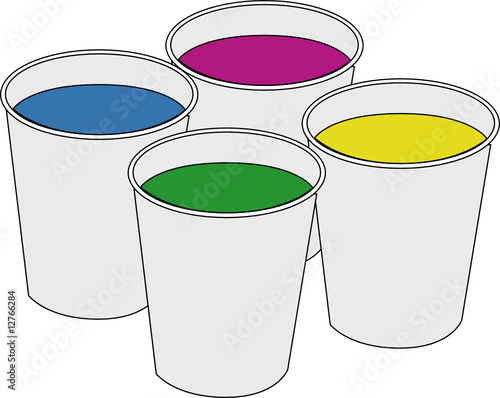 Dye cups