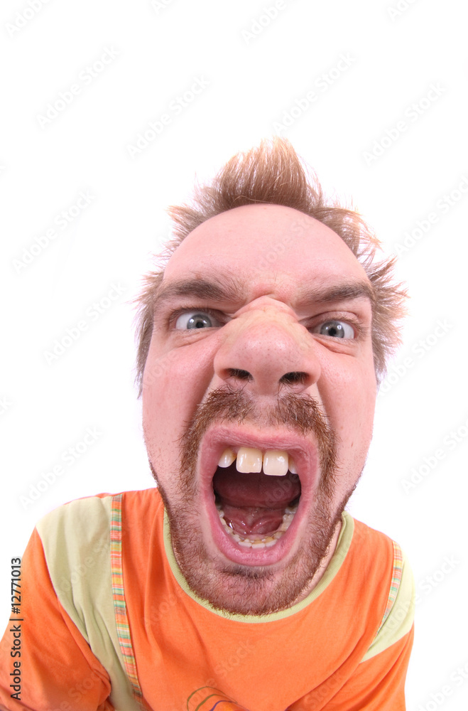 ugly man Stock Photo