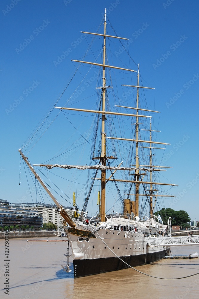 Frigate President Sarmiento, Puerto Madero Frigate President Sarmiento, Puerto Madero