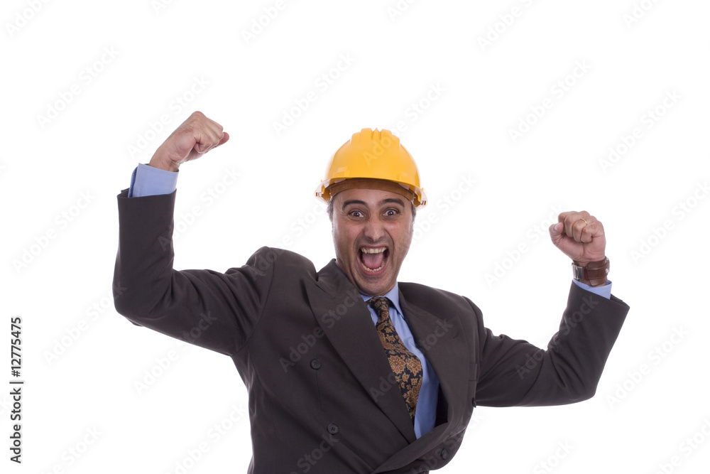 Very happy business man Very happy business man
