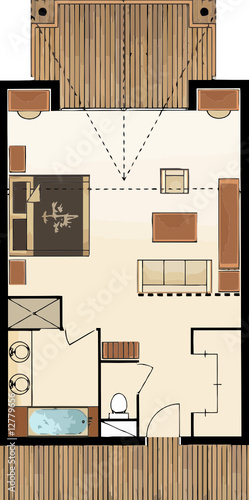 Plan Bungalow 3