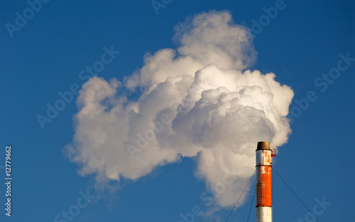 Industrial smokestack