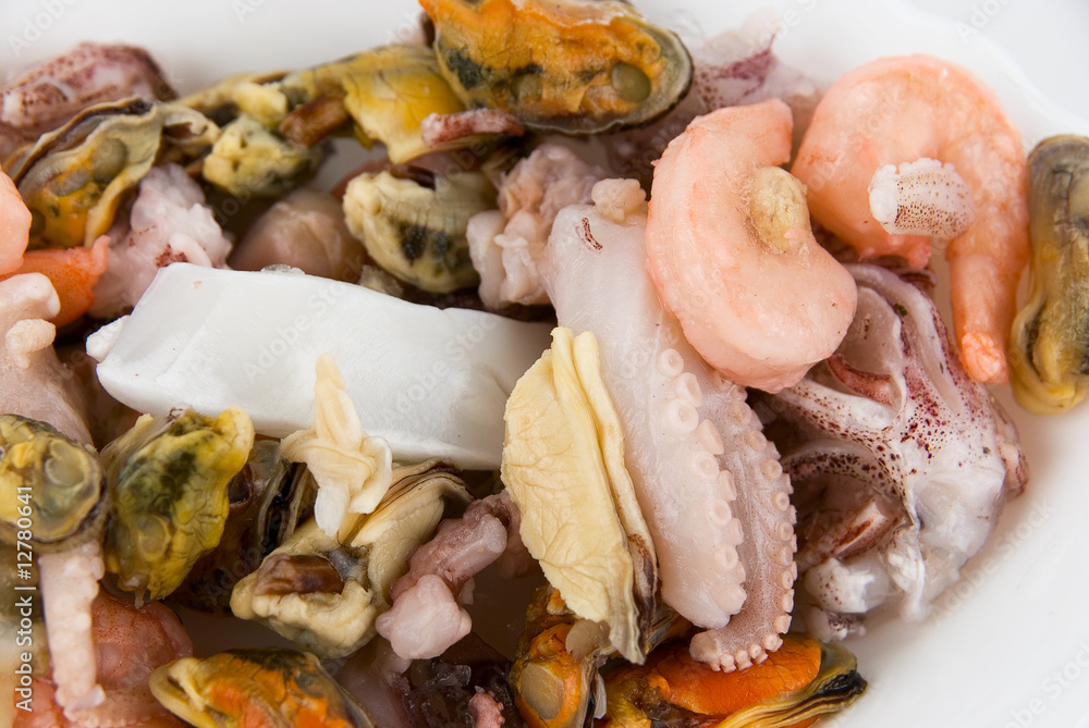 Seafood background Seafood background
